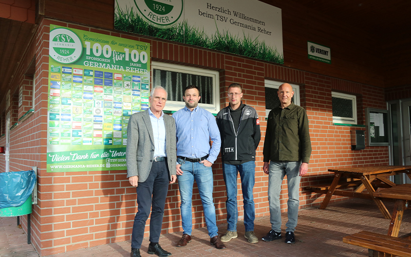 Der TSV Germania Reher hatte in diesem Jahr erfolgreich am Vereinswettbewerb Klima.Sieger des Energieversorgers teilgenommen.