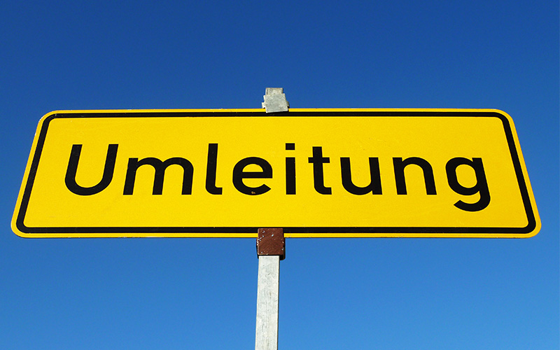 Sperrung Humboldtstraße 