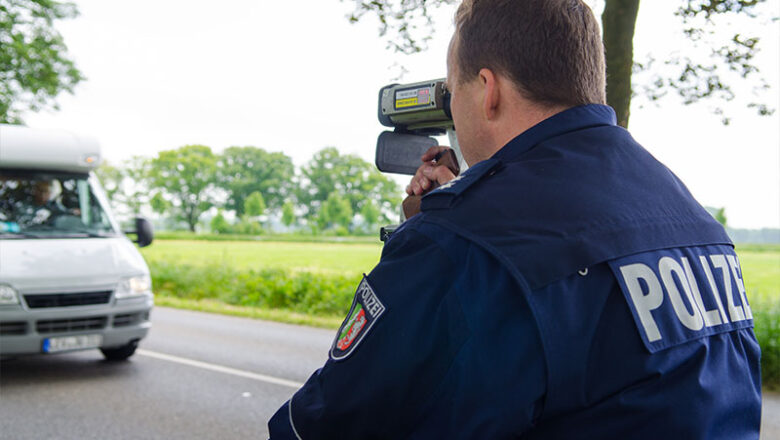 Geschwindigkeitsmessungen der Polizei Hameln