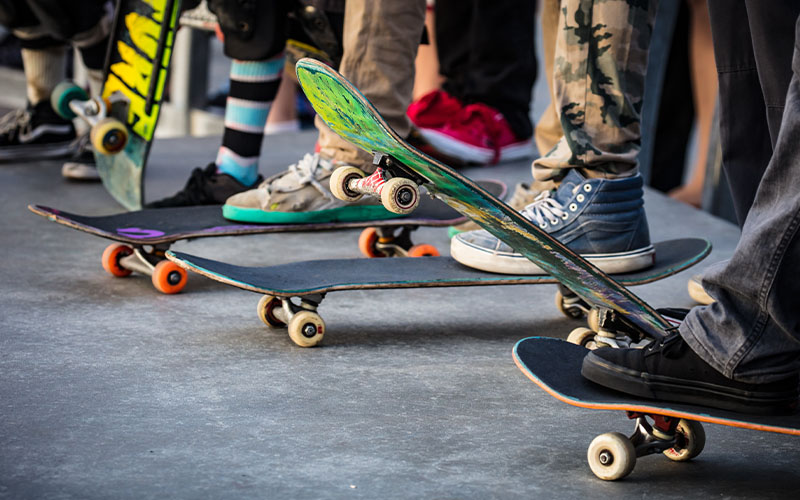 Auf dem gesamten Gelände der Skateanlage auf dem Werder finden derzeit noch letzte Bauarbeiten statt, sodass ein hohes Verletzungsrisiko besteht.