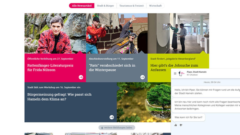 Digitaler Helfer: Städtische Homepage verfügt nun über einen Chatbot