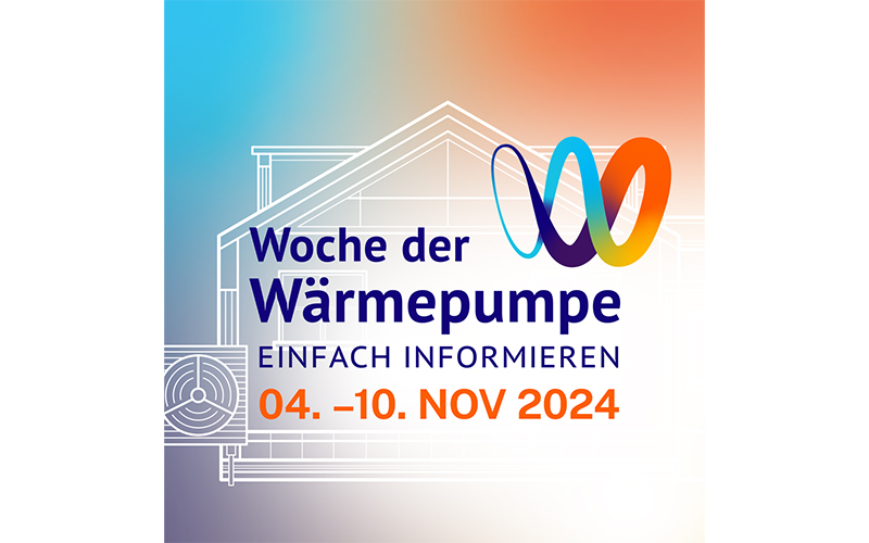 Die „Woche der Wärmepumpe“ vom 4. bis 10. November 2024 bietet umfangreiche Informationen.