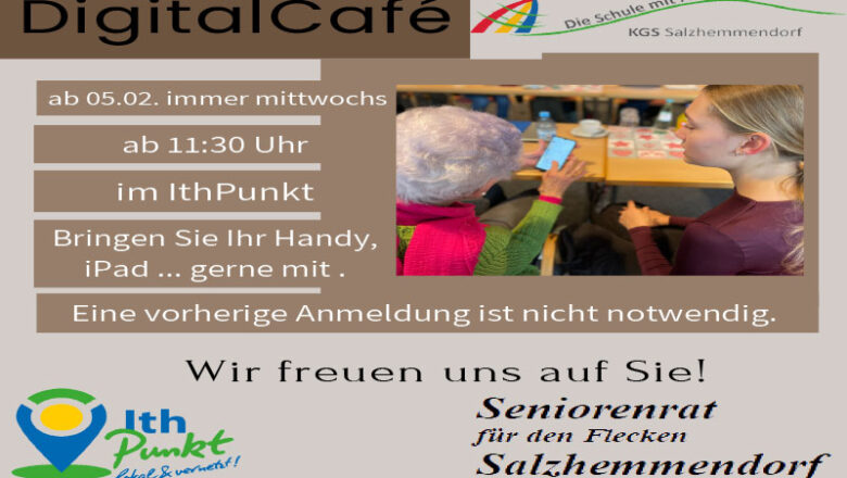 Schüler*innen schulen Senior*innen wird ab Februar zum „DigitalCafé“ im IthPunkt