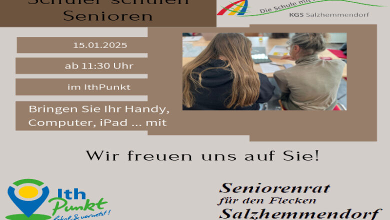 Schüler*innen schulen Senior*innen noch einmal am 15.01.2025