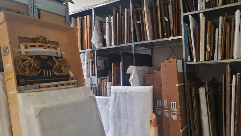 Das Herz des Museums in tausend Kisten